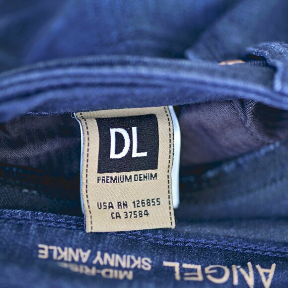 DL1961 Angel Mid Rise Skinny Ankle Jeans Women's Size 27 4 Way Stretch - Picture 4 of 8